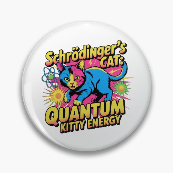 Item preview, Schrodinger's Cat: Quantum Kitty Energy designed and sold by Peter Stawicki.