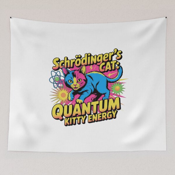 Item preview, Schrodinger's Cat: Quantum Kitty Energy designed and sold by Peter Stawicki.