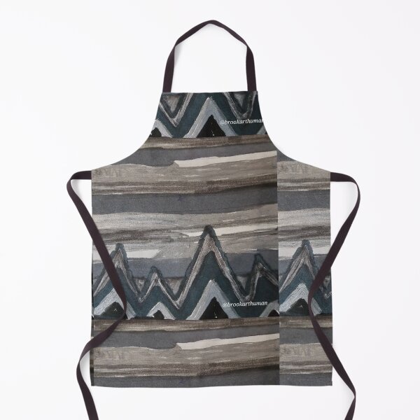 Item preview, Abstract mountain skyline scene greyscale  designed and sold by DancingCreek.