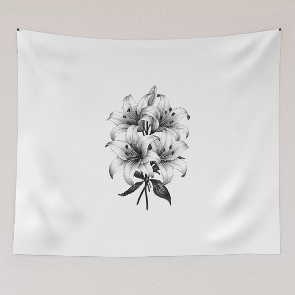 Item preview, Copy of Shadows of White Night Lilies designed and sold by PeterskyDesign.