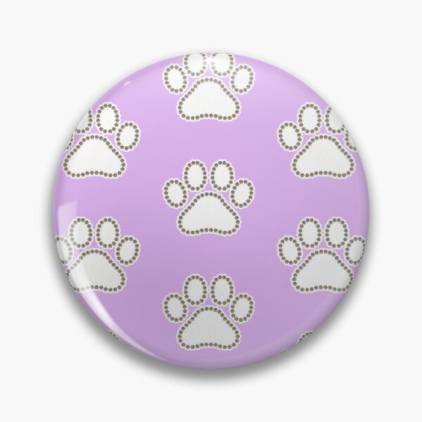 Item preview, V3 Boho Cat - Dog Paw Mosaic Made of Tiny Paws Beige  designed and sold by CraftMuse19.