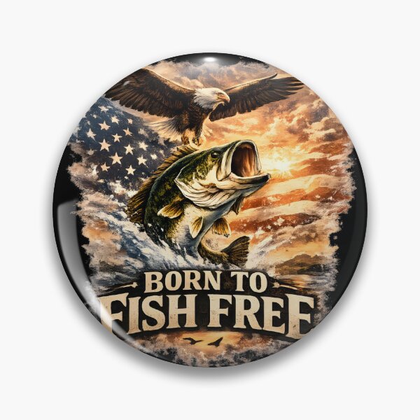 Item preview, Born to Fish Free designed and sold by Chic_Clip_Craft.