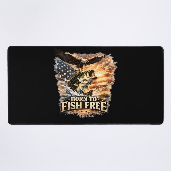 Item preview, Born to Fish Free designed and sold by Chic_Clip_Craft.