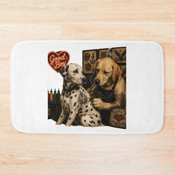 Item preview, Tattoo Dog Art Loyal Good Boy Vintage Pet Design designed and sold by Designs That Speak ✨.