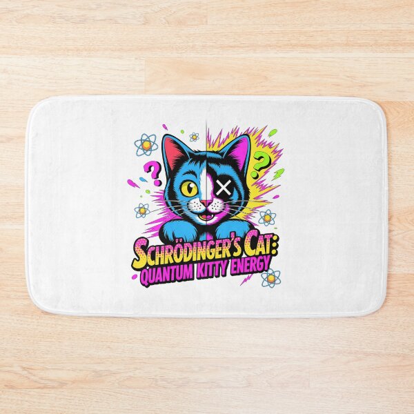 Item preview, Schrodinger's Cat: Quantum Kitty Energy Vibrant Pop Design designed and sold by Peter Stawicki.