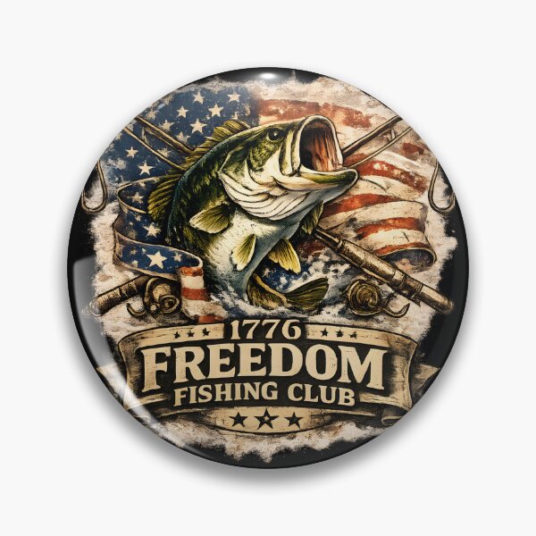 Artikelvorschau, 1776 Freedom Fishing Club entworfen und verkauft von Chic_Clip_Craft.