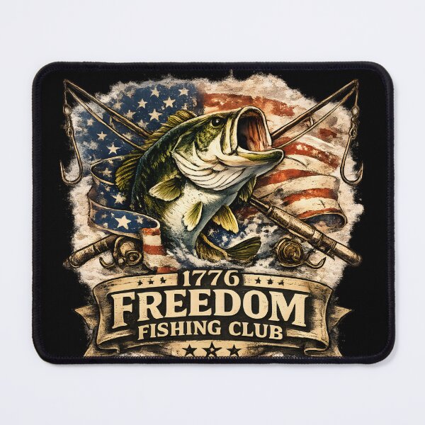 Item preview, 1776 Freedom Fishing Club designed and sold by Chic_Clip_Craft.