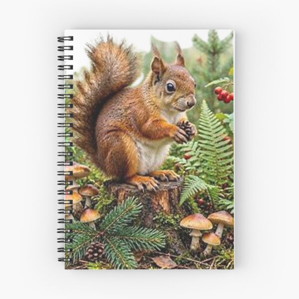 Item preview, Red squirrel in the forest designed and sold by CHRIST5000.