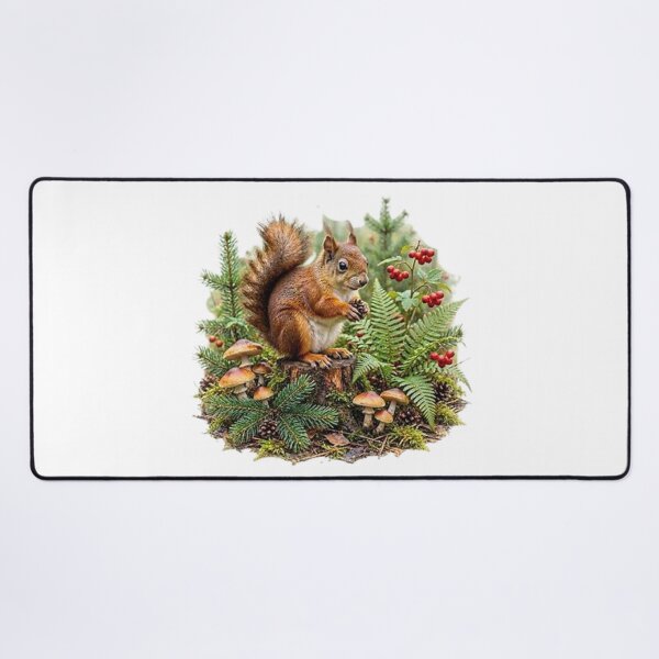 Item preview, Red squirrel in the forest designed and sold by CHRIST5000.