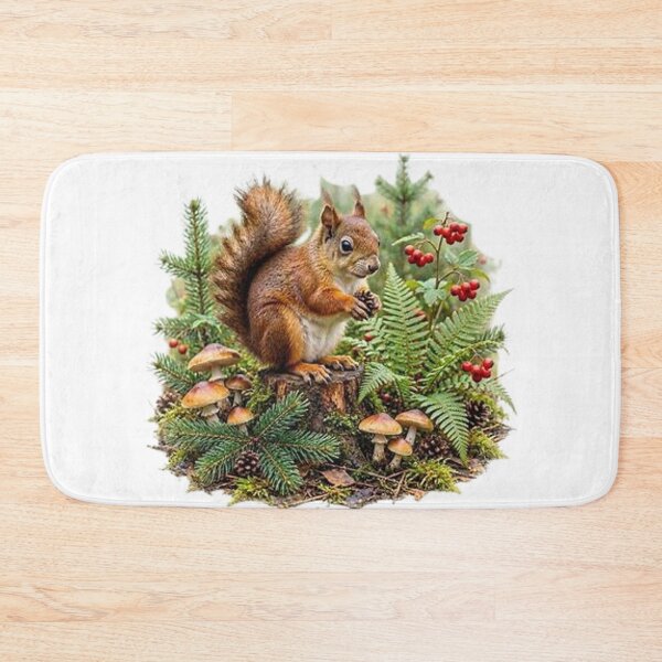 Item preview, Red squirrel in the forest designed and sold by CHRIST5000.