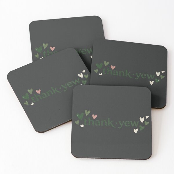 Item preview, Aesthetic Thank Yew Hearts Logo designed and sold by Log77.