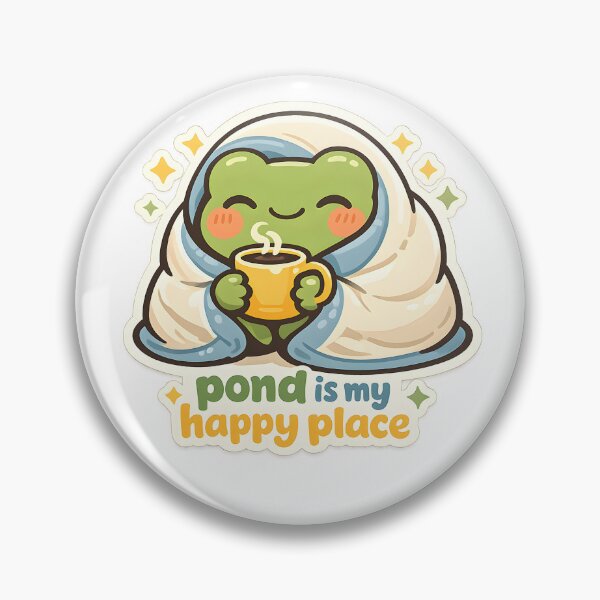 Item preview, Pond Is My Happy Place Cute Frog Homebody Design designed and sold by Naviora.