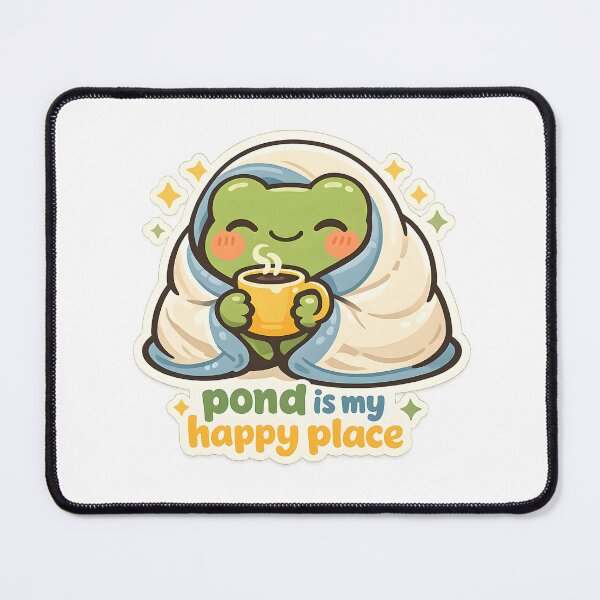 Item preview, Pond Is My Happy Place Cute Frog Homebody Design designed and sold by Naviora.