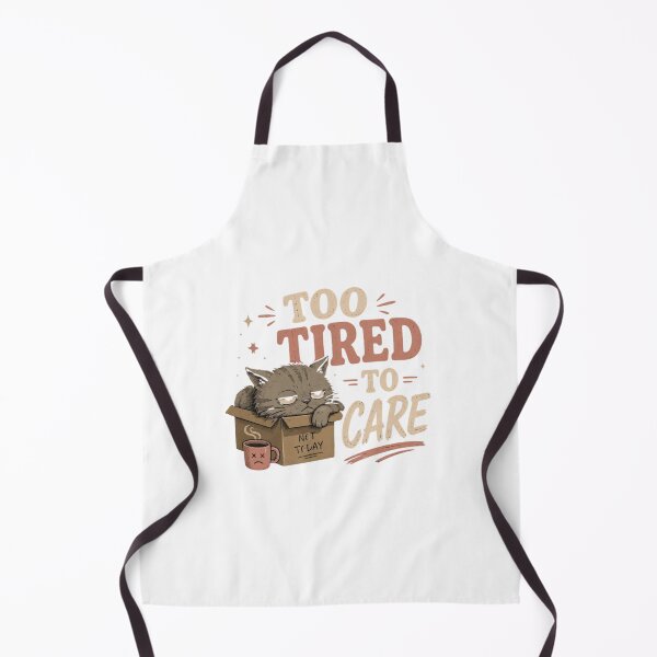 Item preview, Too Tired To Care Cat Shirt | Funny Introvert Cat Meme Vintage Graphic Tee designed and sold by Louliloulita.