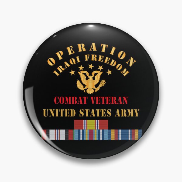 Item preview, Army - IRAQI FREEDOM Veteran - Combat Veteran X 300 designed and sold by Military Insignia Products.