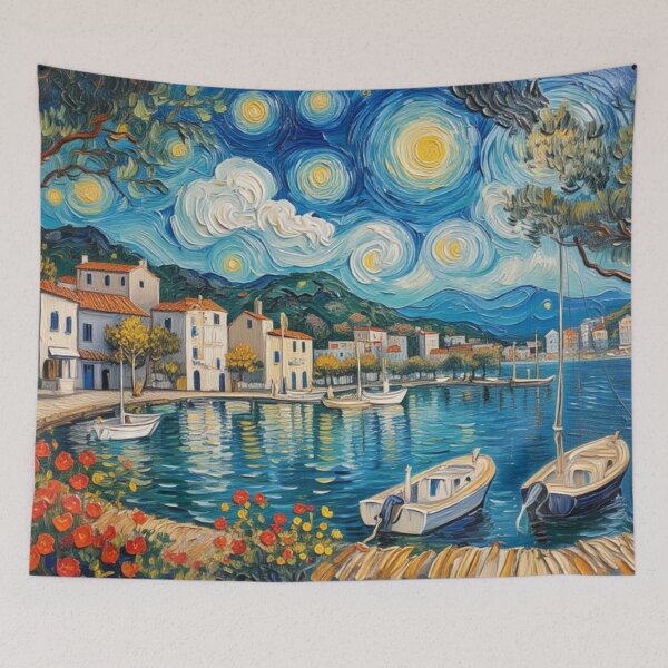 Item preview, Coastal town on the Ionian Sea  designed and sold by sid1802.