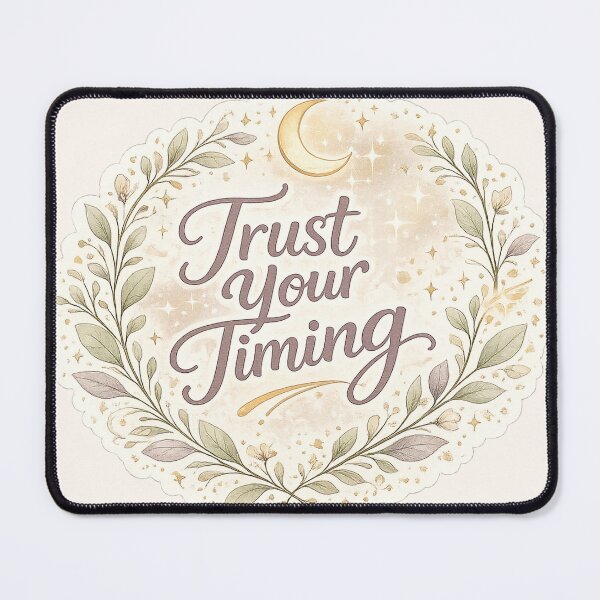 Item preview, Trust Your Timing Spiritual Sticker designed and sold by hutofdesigns.