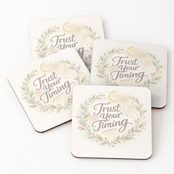 Item preview, Trust Your Timing Spiritual Sticker designed and sold by hutofdesigns.