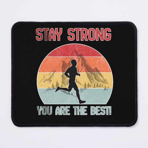 Item preview, stay strong - ultra runner retro running  designed and sold by CypisDesign.