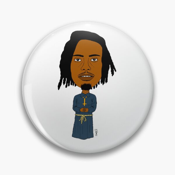 Item preview, Full-length drawn portrait of Playboi in priest's robes (no background) designed and sold by Eric Sintès.