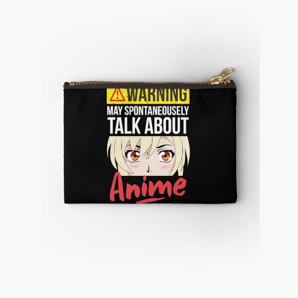 Item preview, Warning May Spontaneously Talk About Anime T-Shirt designed and sold by Dogvills.