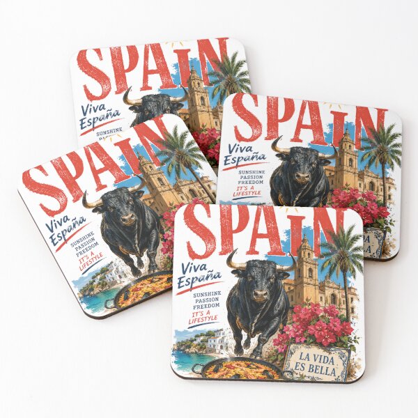 Item preview, Spain Vibes – Sunshine, Passion & Freedom designed and sold by Countries&Cities Shop.