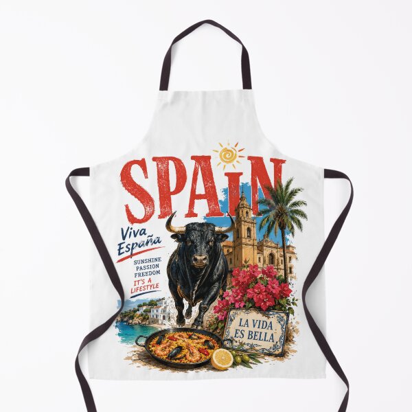 Item preview, Spain Vibes – Sunshine, Passion & Freedom designed and sold by Countries&Cities Shop.