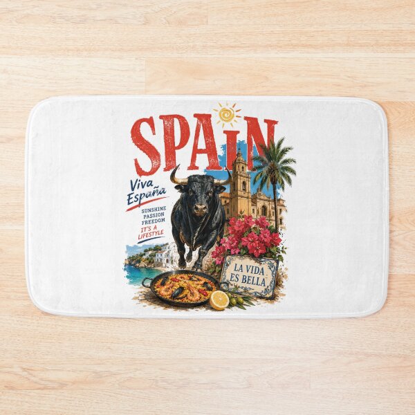 Item preview, Spain Vibes – Sunshine, Passion & Freedom designed and sold by Countries&Cities Shop.