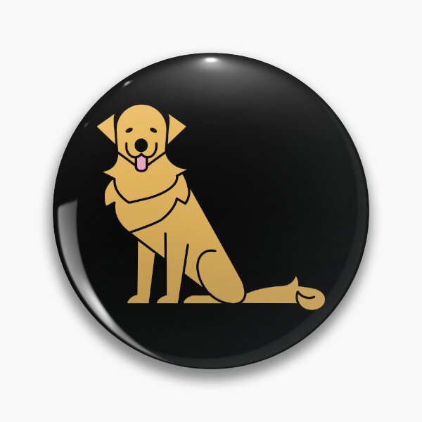 Item preview, Golden retriever color logo designed and sold by Konopikyu.
