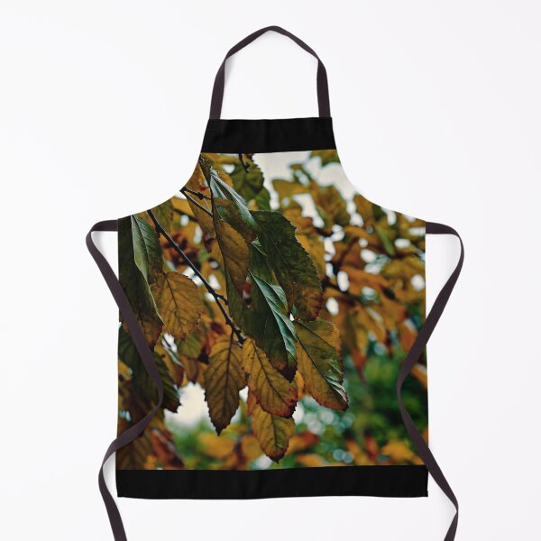 Item preview, Autumn Leaves on Branch — Moody Fall Foliage Nature Photography Print Wall Art Poster designed and sold by CunningMaskPrints.