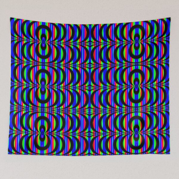 Item preview, Abstract Pattern "A colorful curtain 6" designed and sold by Gluecknika.