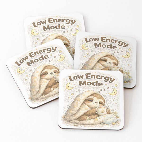 Item preview, Sleepy Sloth – Low Energy Mode | Cozy Kawaii Sloth Vibes designed and sold by Clothes With Smiling Animals Walt Gral.