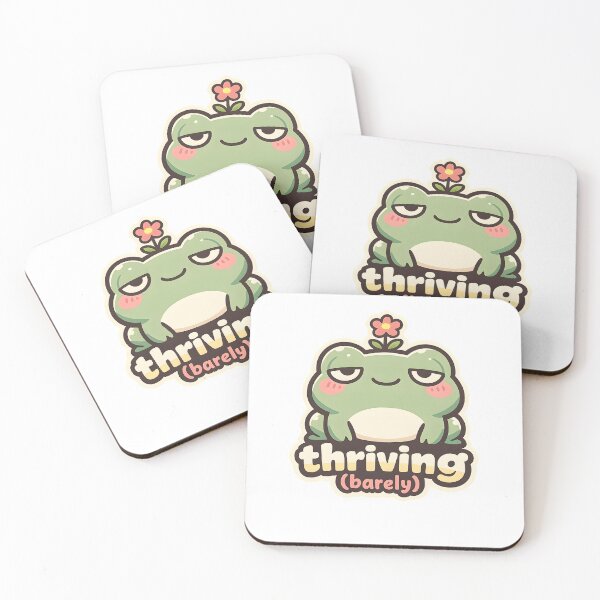 Item preview, Thriving Barely Cute Frog Design designed and sold by Naviora.