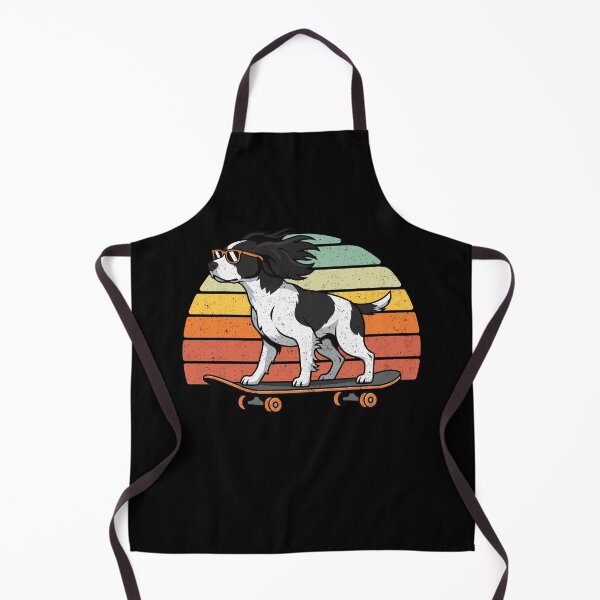 Item preview, Vintage Skater Dog with Sunglasses Retro Sunset designed and sold by d247.