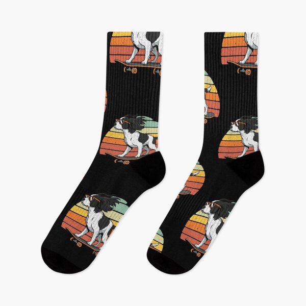 Item preview, Vintage Skater Dog with Sunglasses Retro Sunset designed and sold by d247.