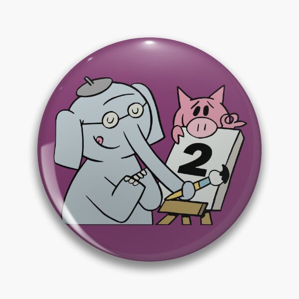 Item preview, Cute 2nd Birthday Holiday Elephant and piggies Friends, Kids Fun Cartoon Design, Birthday 2nd, 2nd Birthday Elephant Shirt designed and sold by VectorJoy.