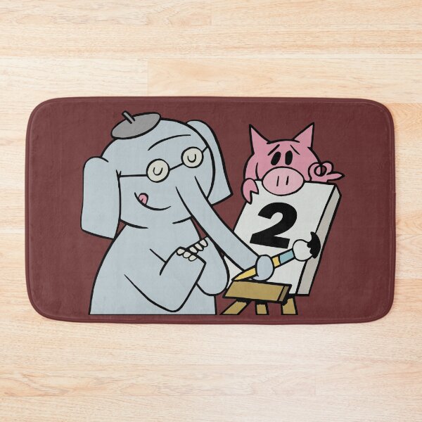 Item preview, Cute 2nd Birthday Holiday Elephant and piggies Friends, Kids Fun Cartoon Design, Birthday 2nd, 2nd Birthday Elephant Shirt designed and sold by VectorJoy.