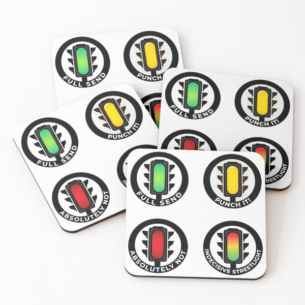 Item preview, Funny Traffic Light Driver Decisions Sticker Pack designed and sold by octozap.