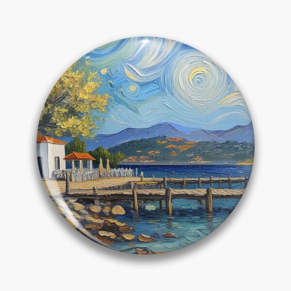 Item preview, Coastal town on the Ionian Sea designed and sold by sid1802.
