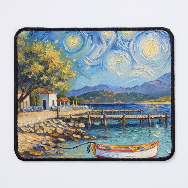 Item preview, Coastal town on the Ionian Sea designed and sold by sid1802.