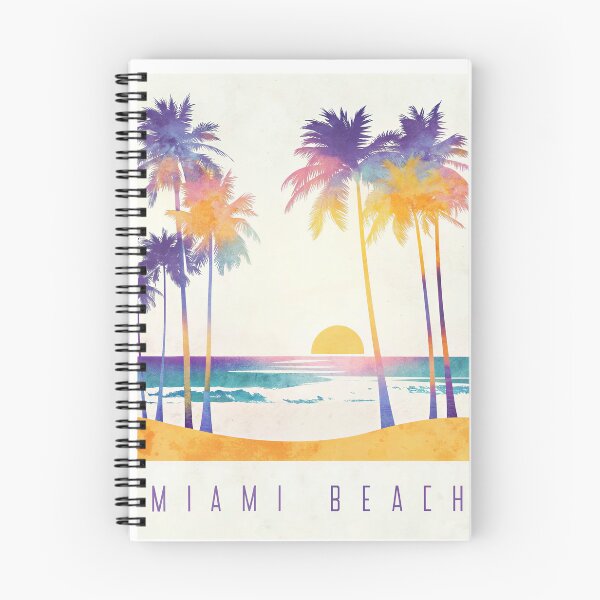 Item preview, Tropical sunset on Miami beach designed and sold by paulrommer.