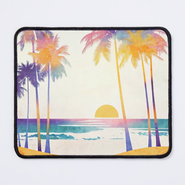 Item preview, Tropical sunset on Miami beach designed and sold by paulrommer.