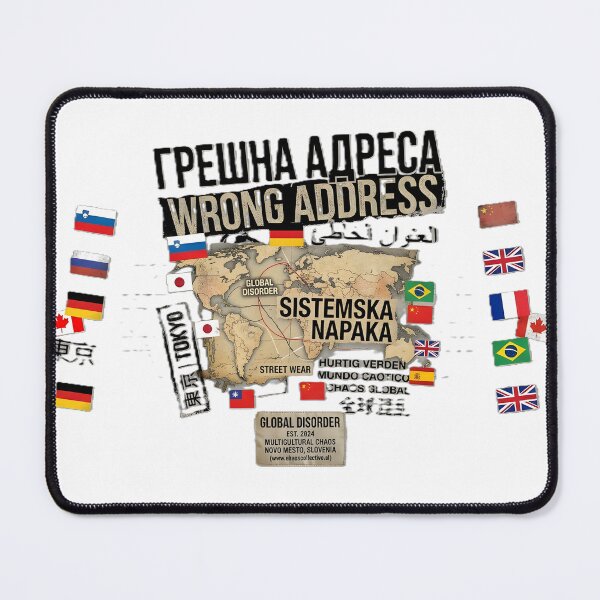 Item preview, Global Disorder Multi-Language Streetwear Graphic designed and sold by GreatPeopleMind.