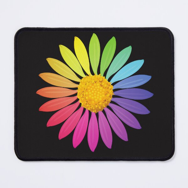 Item preview, Vibrant Rainbow Daisy Flower - Colorful Gerber Daisy Floral Graphic designed and sold by SolutionsArt.