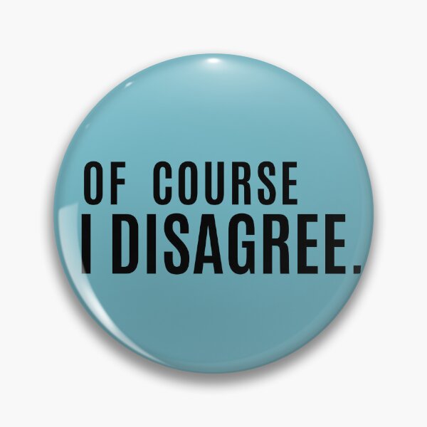 Item preview, OF COURSE I DISAGREE. – Clean Editorial Typography Design designed and sold by Anyshca.