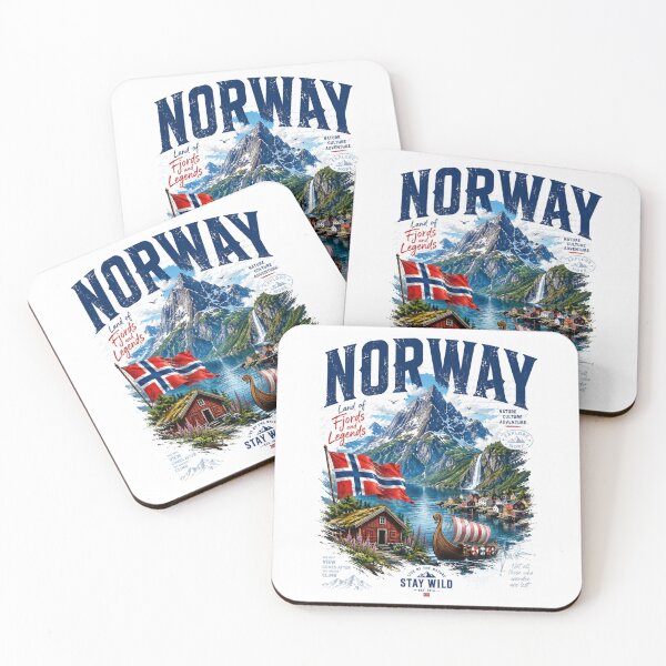 Item preview, Norway – Land of Fjords and Legends designed and sold by Countries&Cities Shop.