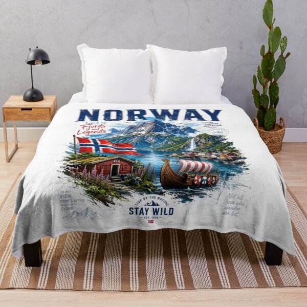 Item preview, Norway – Land of Fjords and Legends designed and sold by Countries&Cities Shop.