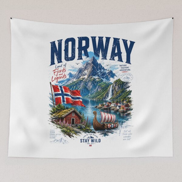 Item preview, Norway – Land of Fjords and Legends designed and sold by Countries&Cities Shop.