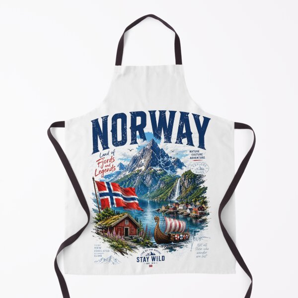 Item preview, Norway – Land of Fjords and Legends designed and sold by Countries&Cities Shop.
