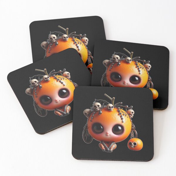 Item preview, Goth Orange - Creepy Cute Fruits Collection #14 designed and sold by LujziWorld.
